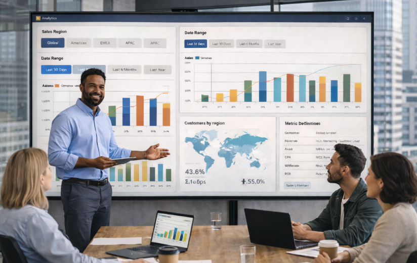 Scalable design principles for flexible dashboards