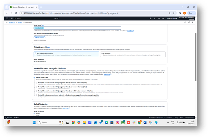 S3 Service Dashboard
